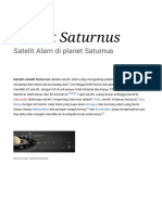 Satelit Saturnus - Wikipedia Bahasa Indonesia, Ensiklopedia Bebas