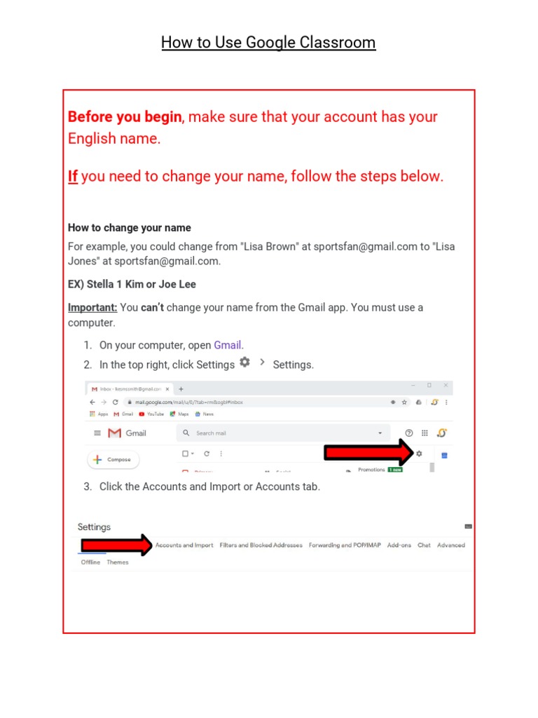 Google Classroom: Step-by-Step Guide | PDF | Internet Search Engines ...