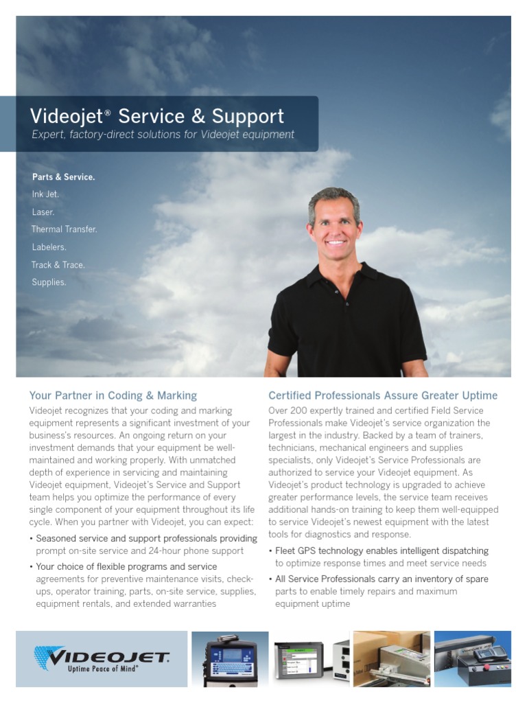 Videojet Service & Support Expert, FactoryDirect Solutions For