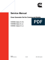 Service Manual: Onan Generator Set For Commercial Mobile