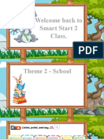 Welcome Back To Smart Start 2 Class