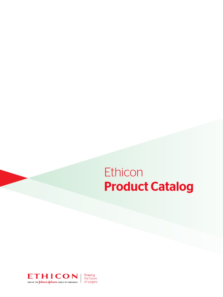 Ecpc Us Ethicon Product Catalog 166944 210210 | PDF | Surgery | Medical  Specialties
