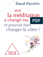 Comment La Meditation A Change - Jeanne Siaud-Facchin