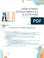 High School Extracurricular Activities by Slidesgo
