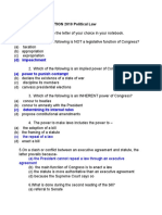 MIDTERM EXAMINATION 2010 Political Law