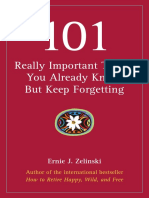 101 Really Important Things You Already Know But Keep Forgetting Sample Chapters