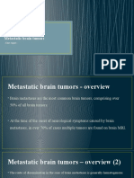 Metastatic Brain Tumors Case Report