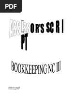 Assessor's Script - Bookkeeping