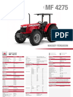 MF 4275: Especificações do trator agrícola de 75 CV da Massey Ferguson