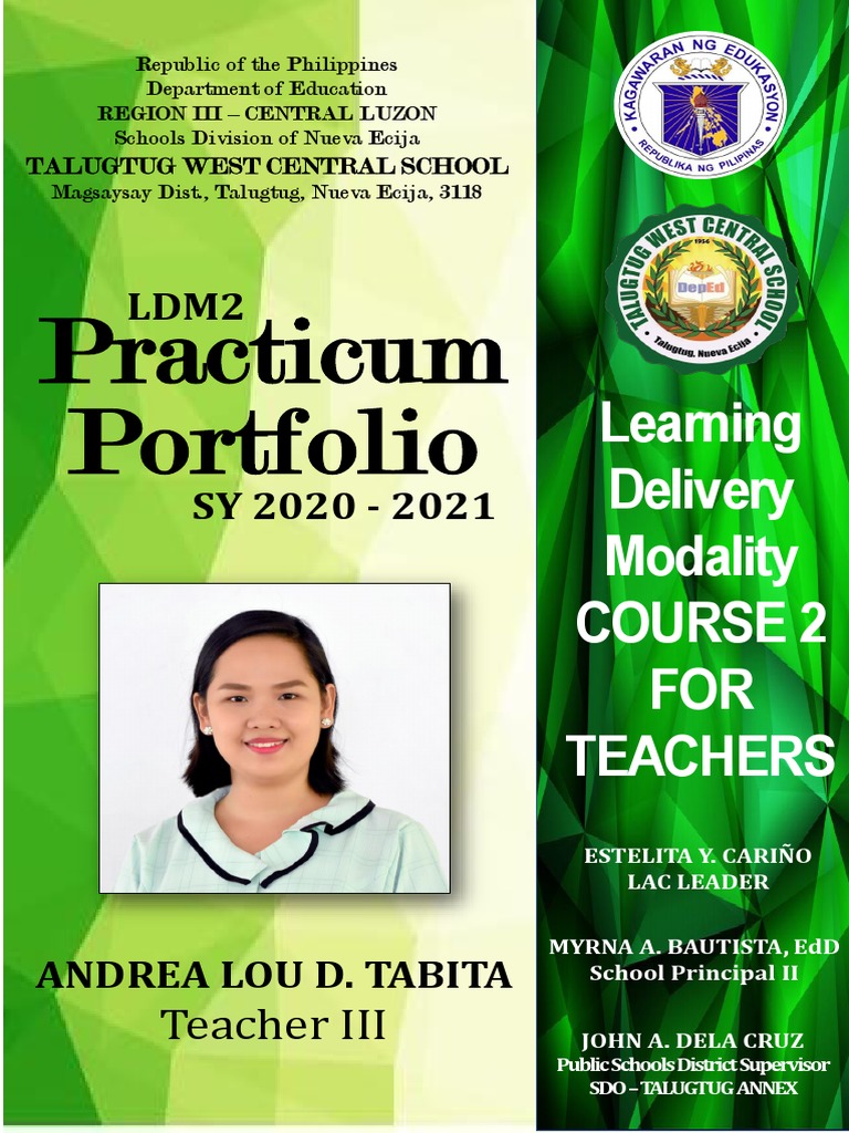 LDM Course 2 Practicum Portfolio for Teachers | PDF | Learning | Lesson ...