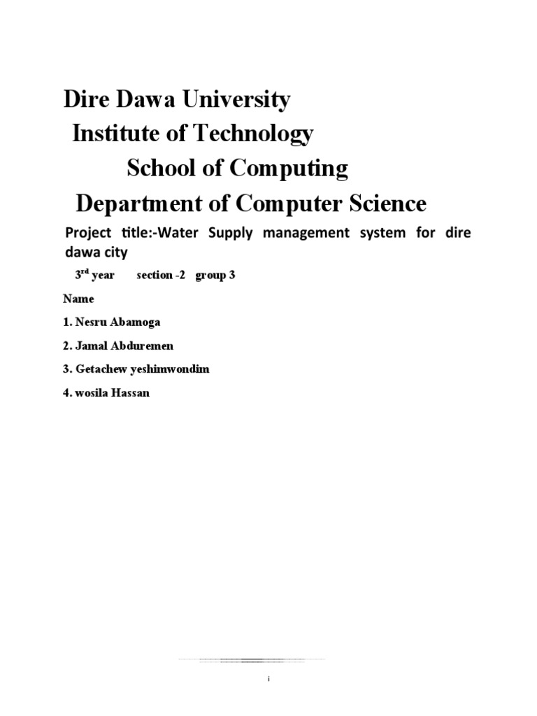 Web-Based Water Management System | PDF | Databases | My Sql