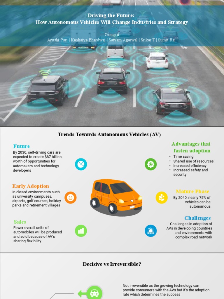 Impact of Autonomous Vehicles on Industries | PDF | Car | Innovation