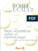 Foucault Michel - Siete Sentencias Sobre El Septimo Angel