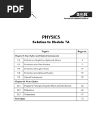 Physics: Solution To Module 7A