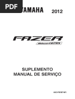 Suplemento Manual de Servico YS250 Fazer 2012