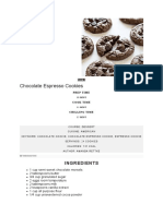 Chocolate Espresso Cookies: Ingredients