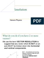 Vector Resolution Techniques