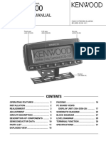 Service Manual: Panel Assy (A62-0979-03) Key Top (K29-9135-02) LCD Assy (B38-0856-05)