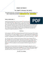 Spouses Rodolfo and Marcelina Guevarra, Petitioners, Vs. the Commoner Lending Corpora