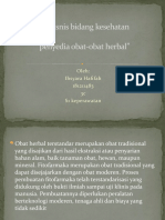 Ide Bisnis Bidang Kesehatan Ihsyara