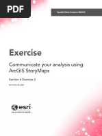 Spatial Data Science MOOC Section 6 Exercise 2 - Communicate Your Analysis Using ArcGIS StoryMaps