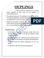 Couplings: Requirements