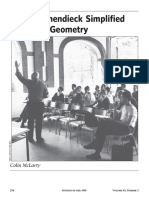 How Grothendieck Simplified Algebraic Geometry: Colin Mclarty