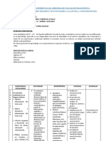 Matriz de Experiencias de Aprendizaje Teresita de Jesus