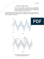 Fast Fourier Transform Tutorial: Low Frequency