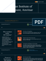 The Indian Institute of Management, Amritsar: Recruitment and Placements 2021-22