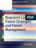 Biopatent Law_ Patent Strategies and Patent Management - Andreas Hubel _amp_ Thilo Schmelcher _amp_ Ulrich Storz_2850