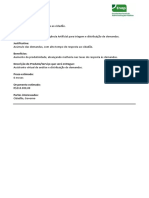 Estudo de Caso - Lista de Projetos