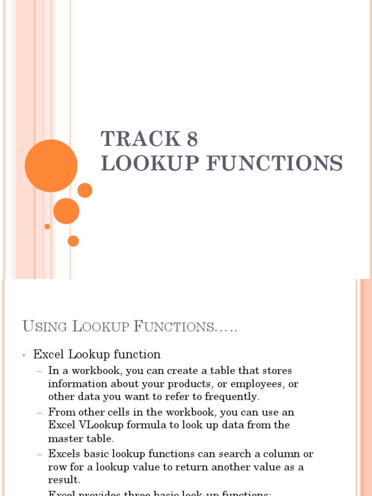 Excel Lookup Functions Guide | PDF | Matrix (Mathematics) | Microsoft Excel