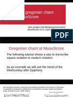 Eng Gregorian Chant in MuseScore