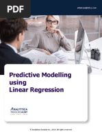 Predictive Modelling Using Linear Regression: © Analy Datalab Inc., 2016. All Rights Reserved