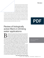 Review of Biologically Active Filters in Drinking Water Applications