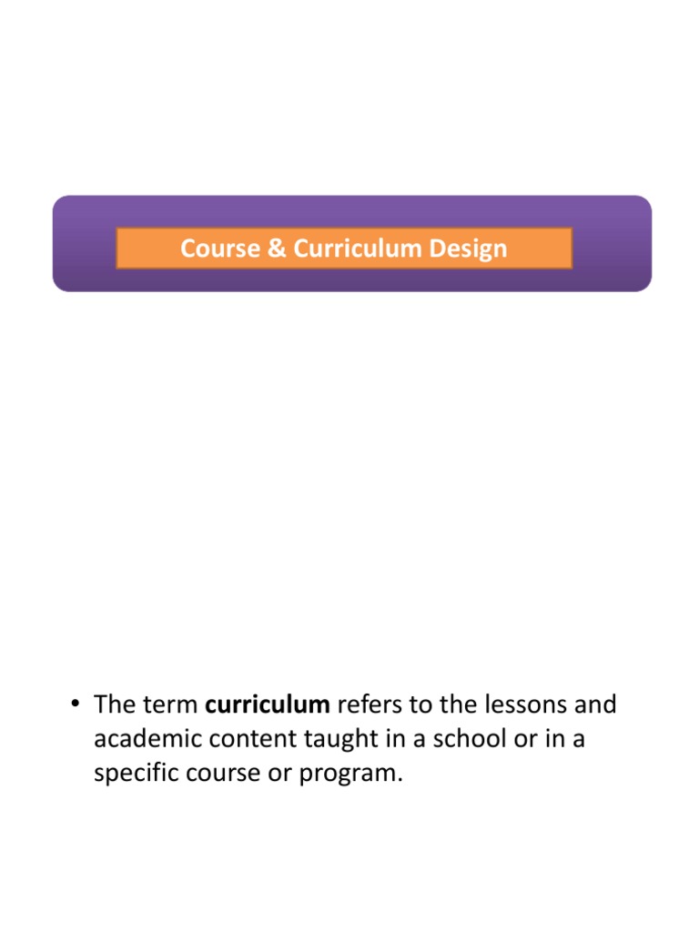 Course Design for Educators | PDF | Curriculum | Design
