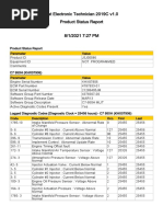 Cat Electronic Technician 2019C v1.0 Product Status Report