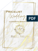 Pricelist Wedding Luar Kota 2021