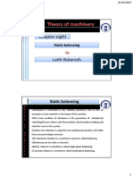 Chapter Eight Chapter Eight: Static Balancing Static Balancing Static Balancing Static Balancing