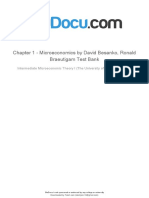 Chapter 1 Microeconomics by David Besanko Ronald Braeutigam Test Bank