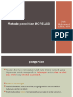 P12 - Metode Penelitian Korelasi