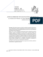 Mellado - Por El Derecho de Asociación y de Huelga La Federación Obrera de Chile FOCH y El Camino a La Legislación Laboral 1921-1924