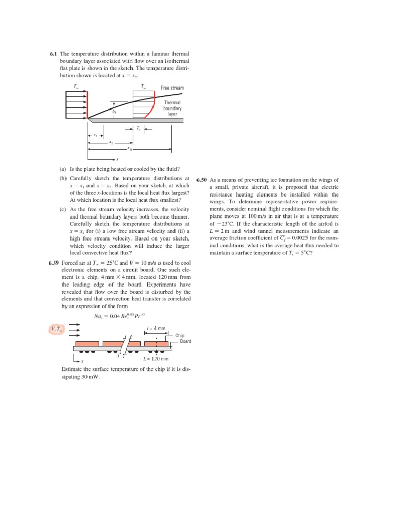 Capitulo 6 TRANSFERENCIA DE CALOR | PDF | Boundary Layer | Heat Transfer
