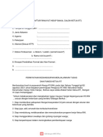 Demikian Surat Pernyataan ini dibuat dengan sebenarnya untuk dapat dipergunakan sebagai bukti pemenuhan persyaratan pencalonan saya menjadi Ketua RT Yang membuat pernyataanMatrai Rp 10