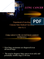 Lung Cancer: Department of Oncology Crimean State Medical University Aliev K.A