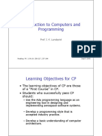 Introduction to Computers and Programming in Ada 95