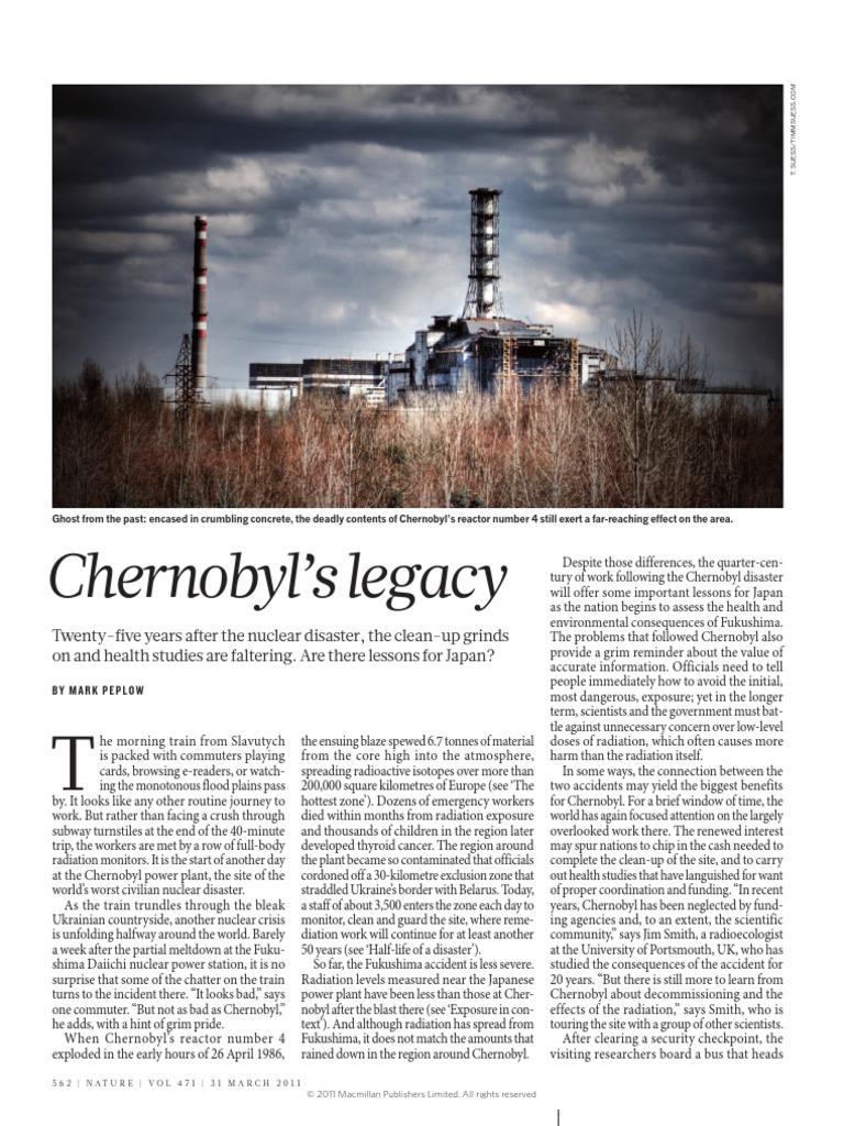 Chernobyl's Legacy | PDF | Chernobyl Disaster | Fukushima Daiichi ...