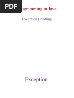 Java Exception Handling