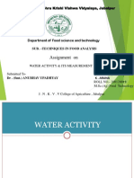 Wateractivity Aruna Assignment